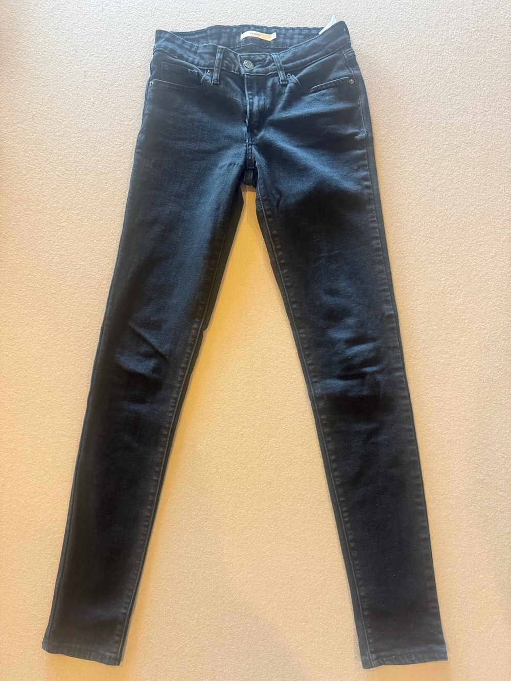 Levi's Black Skinny Stretch Jeans - Classic Five-Pocket
